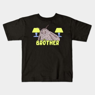 Moth Memes - Moth Loves Lamp Dank Brother Meme Kids T-Shirt